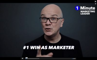 1 Minute Marketing Leader: #1 Win as a marketer
