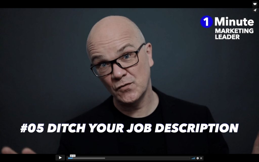 #5 Ditch your job description