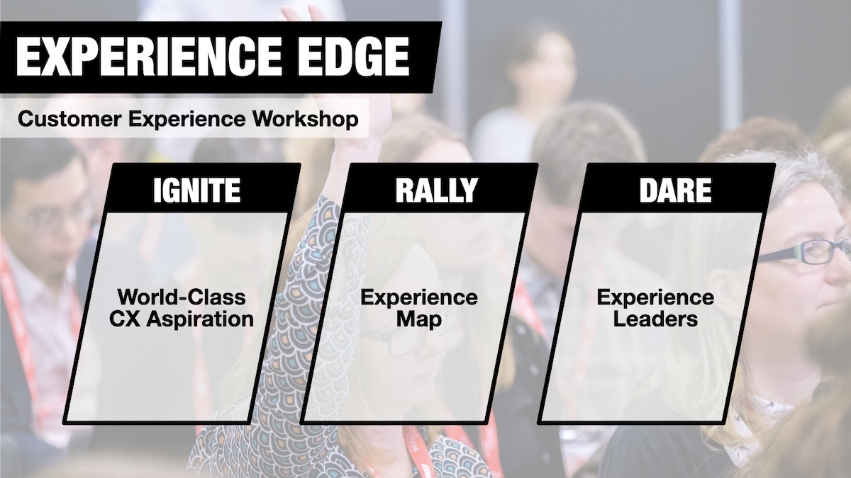 Customer Experience Workshop – Experience Edge Customer Experience Edge Workshop – designing CX for business growth with Thomas Barta